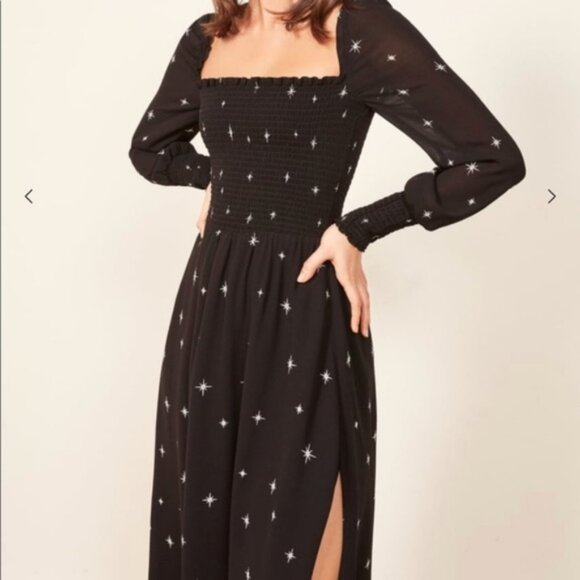 Reformation Rowan Midi Dress - Constellation print - Picture 2 of 5